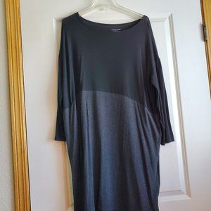 Eileen Fisher Two-Tone Shift Dress